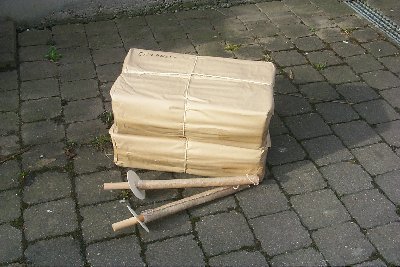 100 Wachsfackeln, 40 cm lang