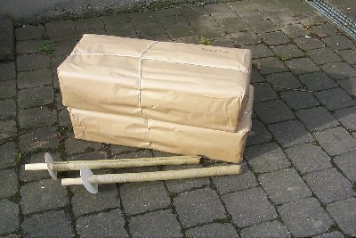 100 Wachsfackeln, 55 cm lang